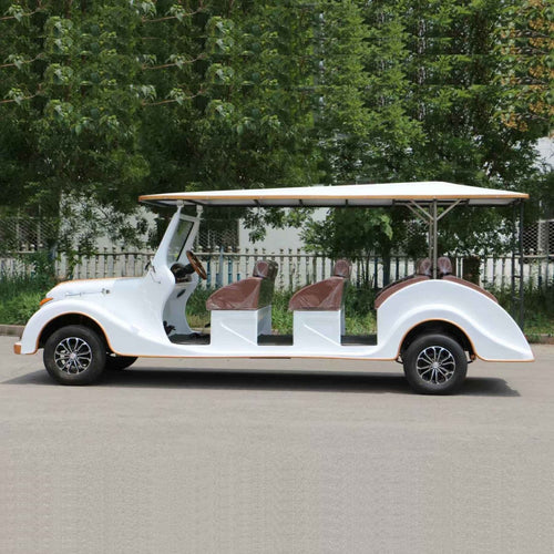 11-Seater Vintage Electric Tour Car – 72V Classic Sightseeing Vehicle with Steel Body | EPURA-CC 11S - Epura EV