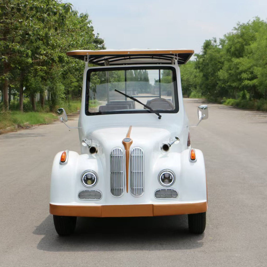 11-Seater Vintage Electric Tour Car – 72V Classic Sightseeing Vehicle with Steel Body | EPURA-CC 11S - Epura EV