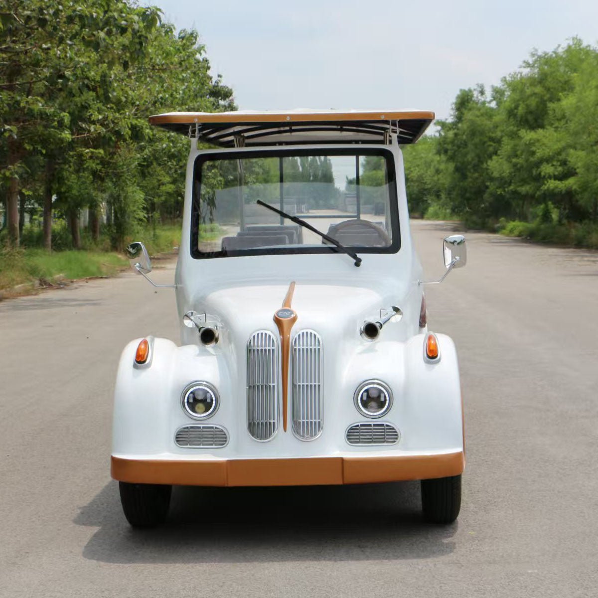 11-Seater Vintage Electric Tour Car – 72V Classic Sightseeing Vehicle with Steel Body | EPURA-CC 11S - Epura EV