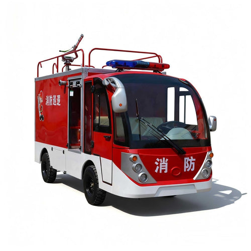 2-Seater Electric Fire Truck – 48V/72V with 1600L Water Tank & Fire Pump | EPURA-FT 2T - Epura EV