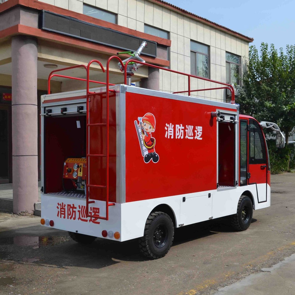 2-Seater Electric Fire Truck – 48V/72V with 1600L Water Tank & Fire Pump | EPURA-FT 2T - Epura EV