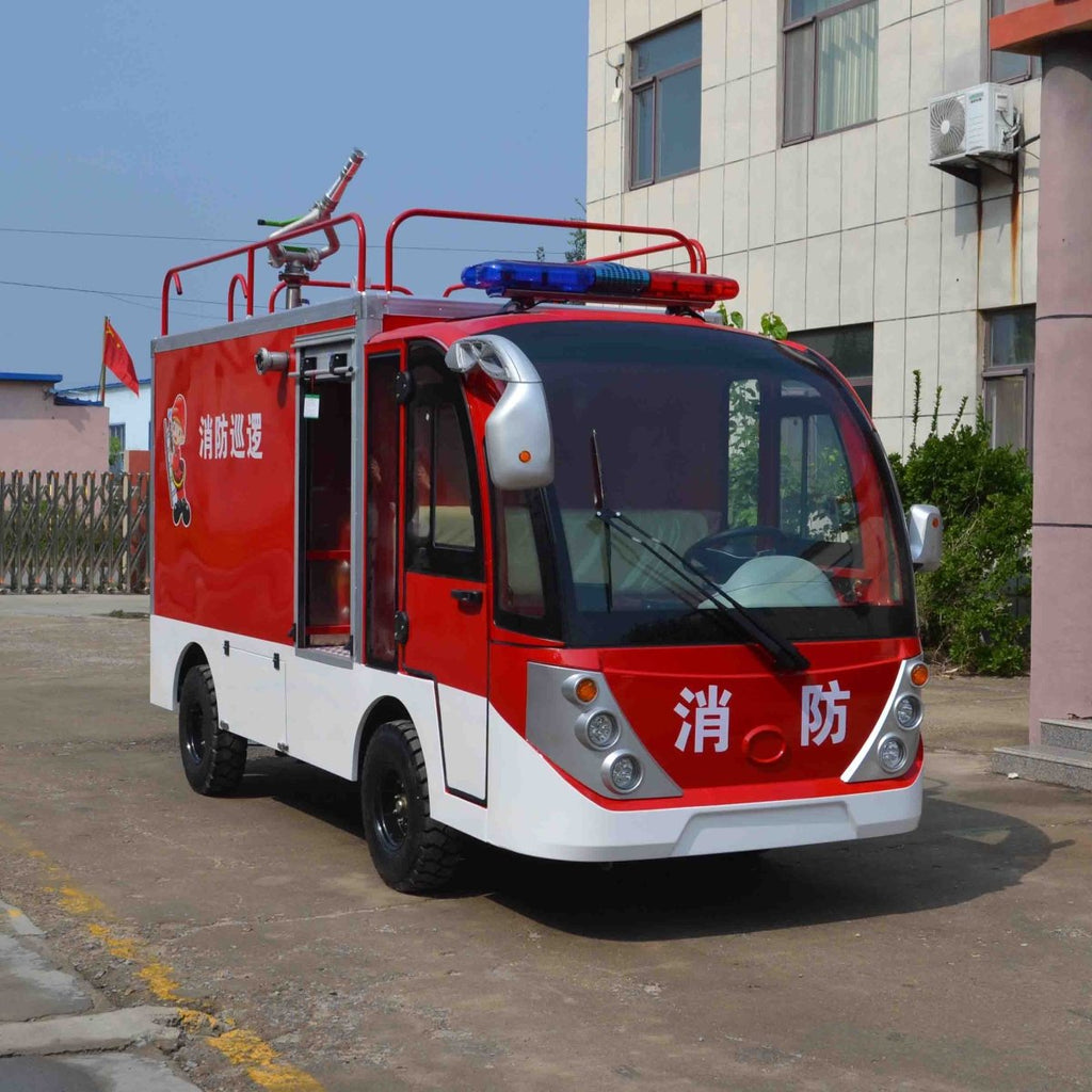 2-Seater Electric Fire Truck – 48V/72V with 1600L Water Tank & Fire Pump | EPURA-FT 2T - Epura EV