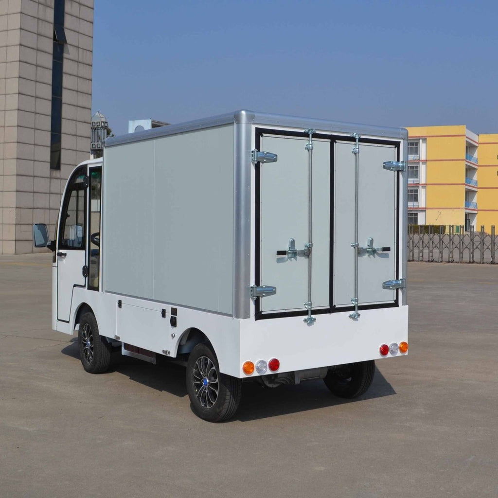 2-Seater Electric Food Delivery Cart – 48V/72V with Insulated Cargo Box | EPURA-FDC 1T - Epura EV