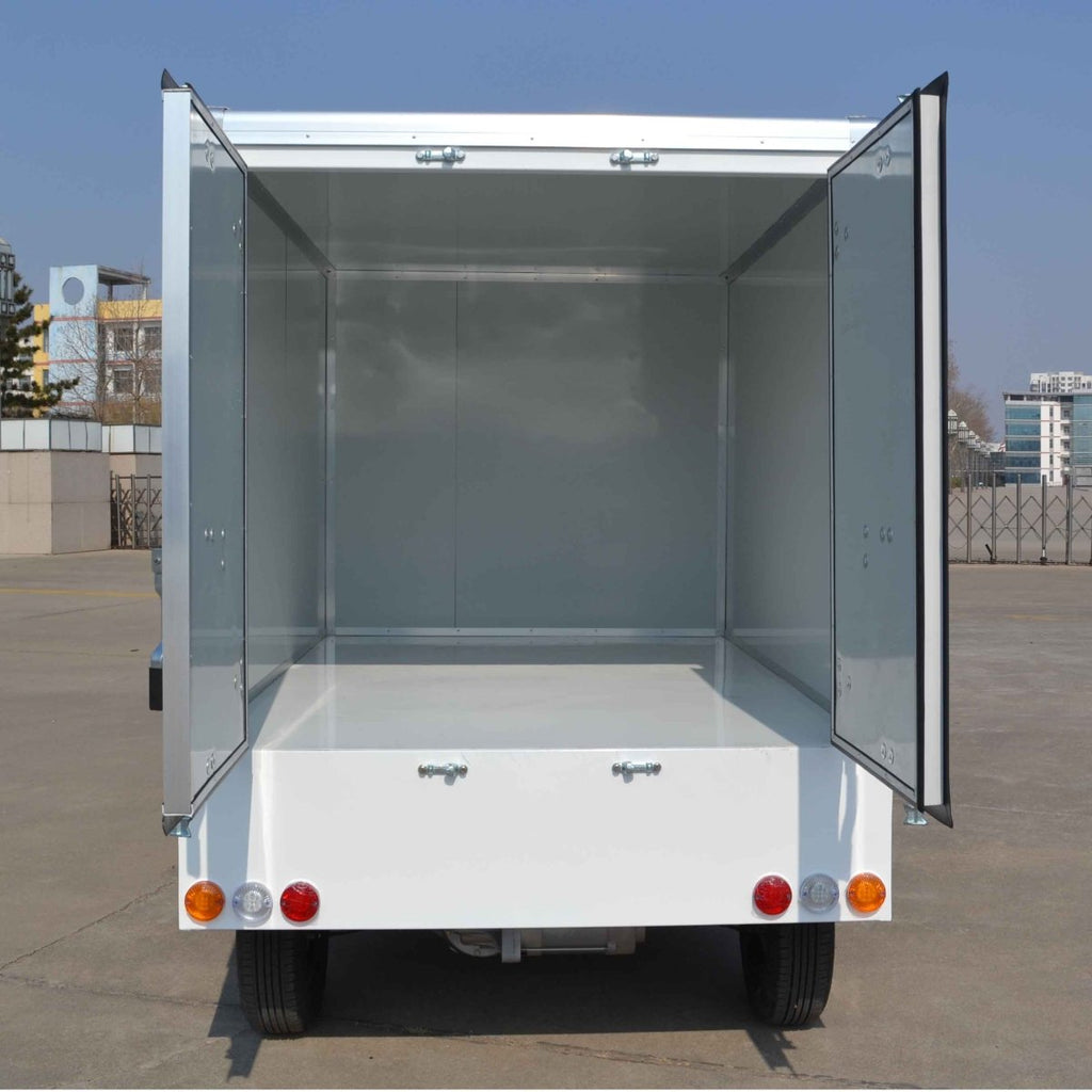 2-Seater Electric Food Delivery Cart – 48V/72V with Insulated Cargo Box | EPURA-FDC 1T - Epura EV