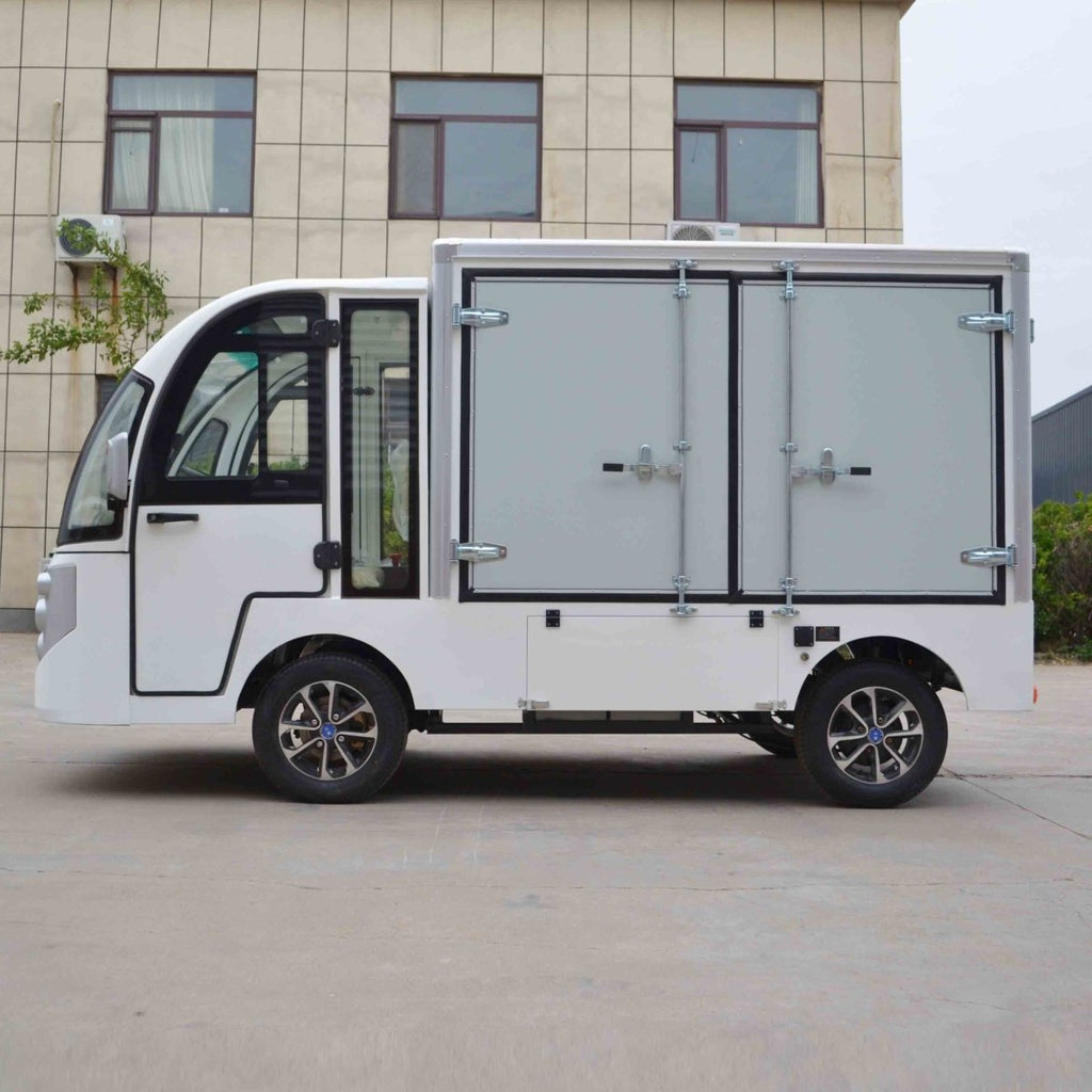 2-Seater Electric Food Delivery Cart – 48V/72V with Insulated Cargo Box | EPURA-FDC 1T - Epura EV