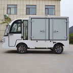 2-Seater Electric Food Delivery Cart – 48V/72V with Insulated Cargo Box | EPURA-FDC 1T - Epura EV