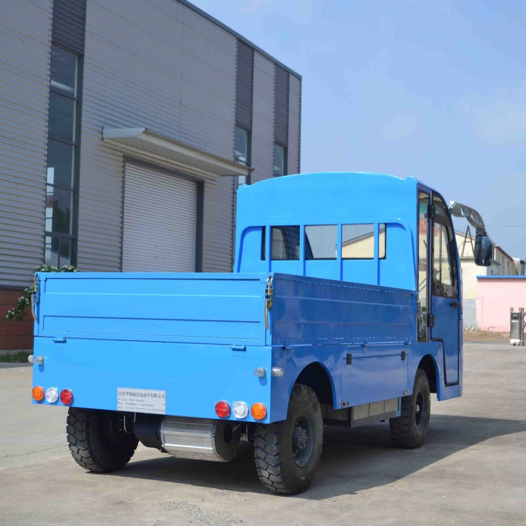 2-Seater Electric Utility Truck – 48V/72V with 2000kg Payload & 2200mm Cargo Bed | EPURA-TT 2T - Epura EV