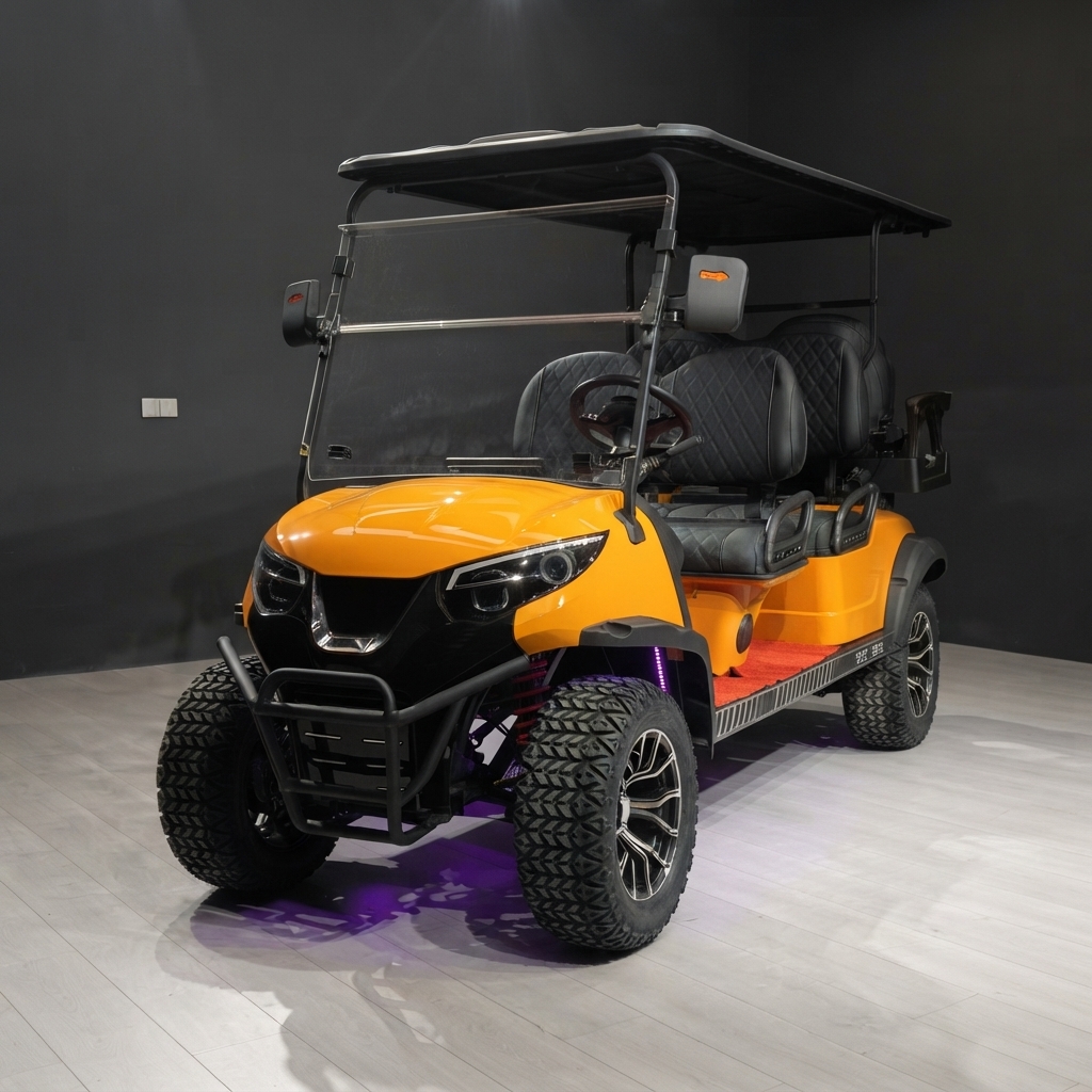 EPURA-GC-A 4S+2S 6-Seater Off-Road Electric Golf Cart | 12.3" CarPlay EV