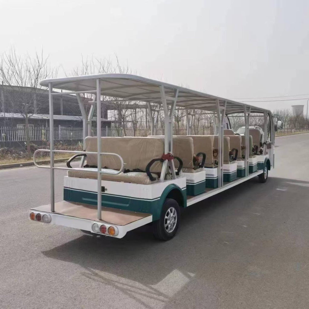 23-Seater Electric Sightseeing Vehicle – 96V Lithium Tour Tram | EPURA-SC-O 23S - Epura EV