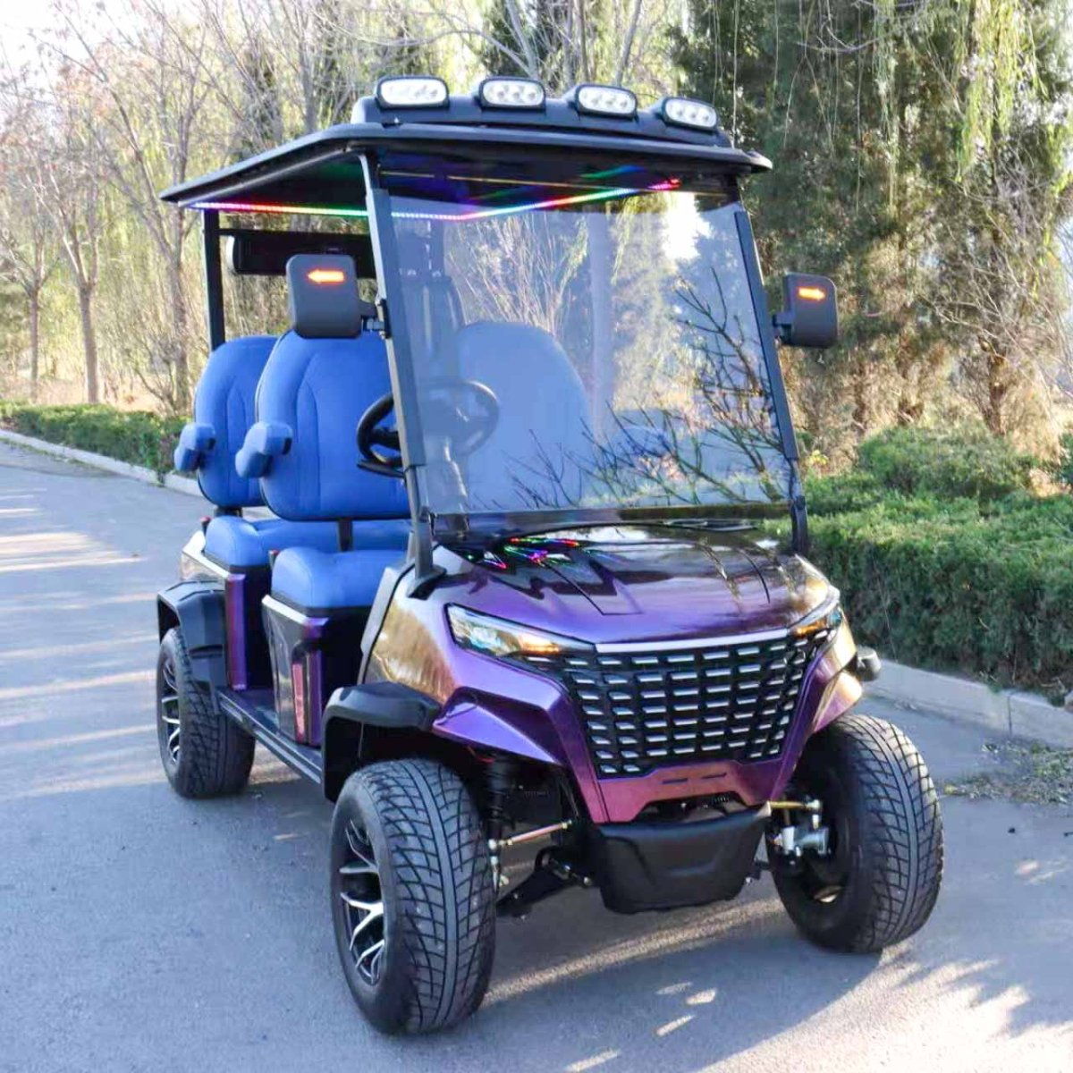 EPURA-GC-F 4 Seat Electric Golf Cart | 23" All-Terrain LSV - Epura EV