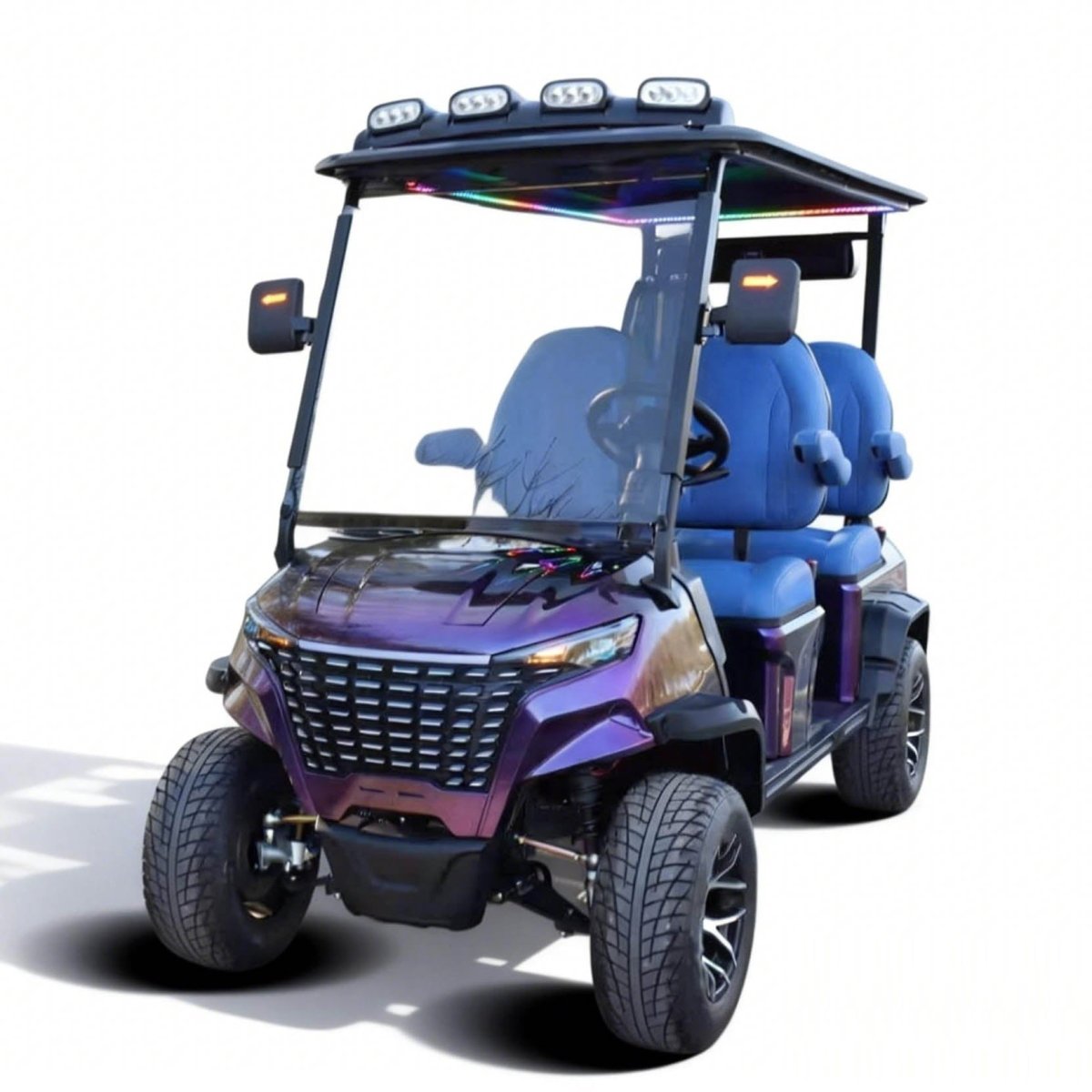 EPURA-GC-F 4 Seat Electric Golf Cart | 23" All-Terrain LSV - Epura EV