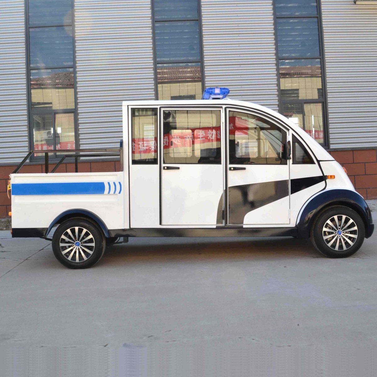 5-Seater Electric Patrol Vehicle – 48V/72V Security Cart with LED Display | EPURA-PC-TT 5S - Epura EV
