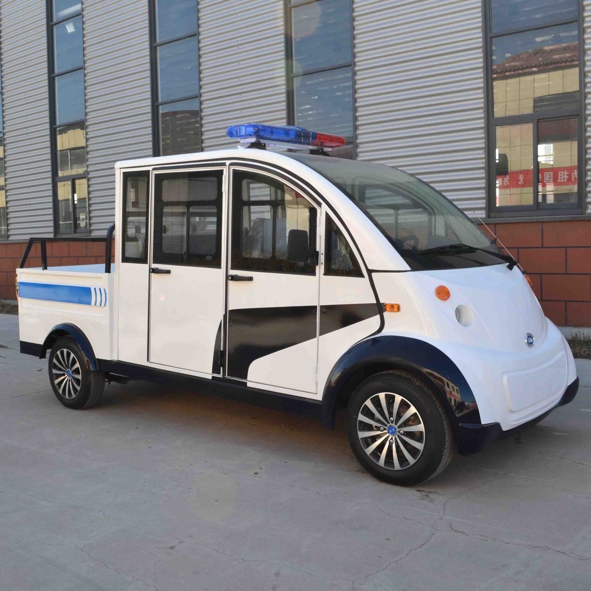 5-Seater Electric Patrol Vehicle – 48V/72V Security Cart with LED Display | EPURA-PC-TT 5S - Epura EV