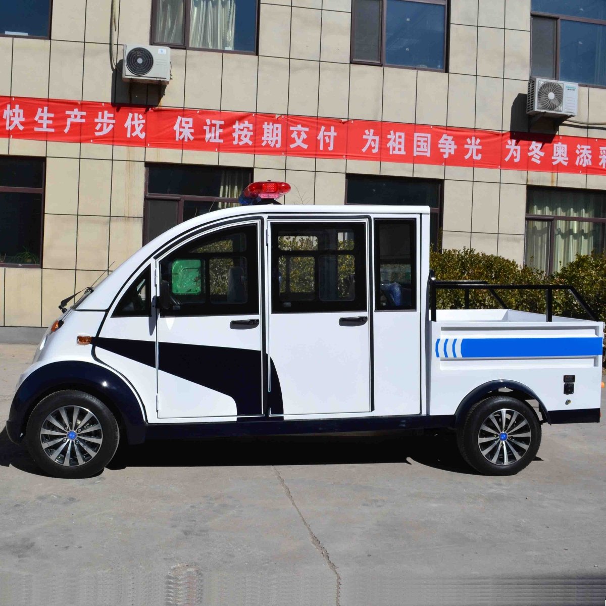 5-Seater Electric Patrol Vehicle – 48V/72V Security Cart with LED Display | EPURA-PC-TT 5S - Epura EV