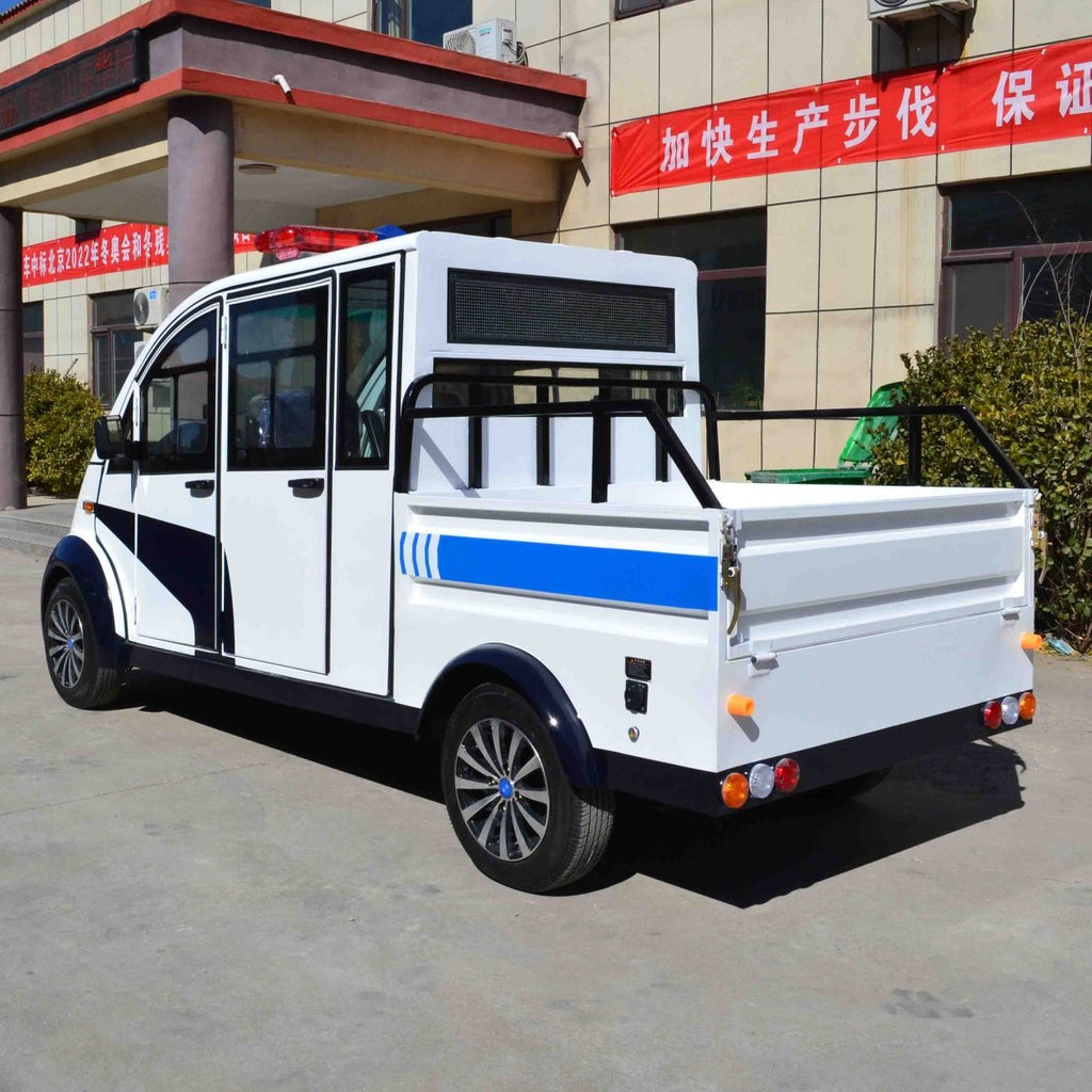 5-Seater Electric Patrol Vehicle – 48V/72V Security Cart with LED Display | EPURA-PC-TT 5S - Epura EV