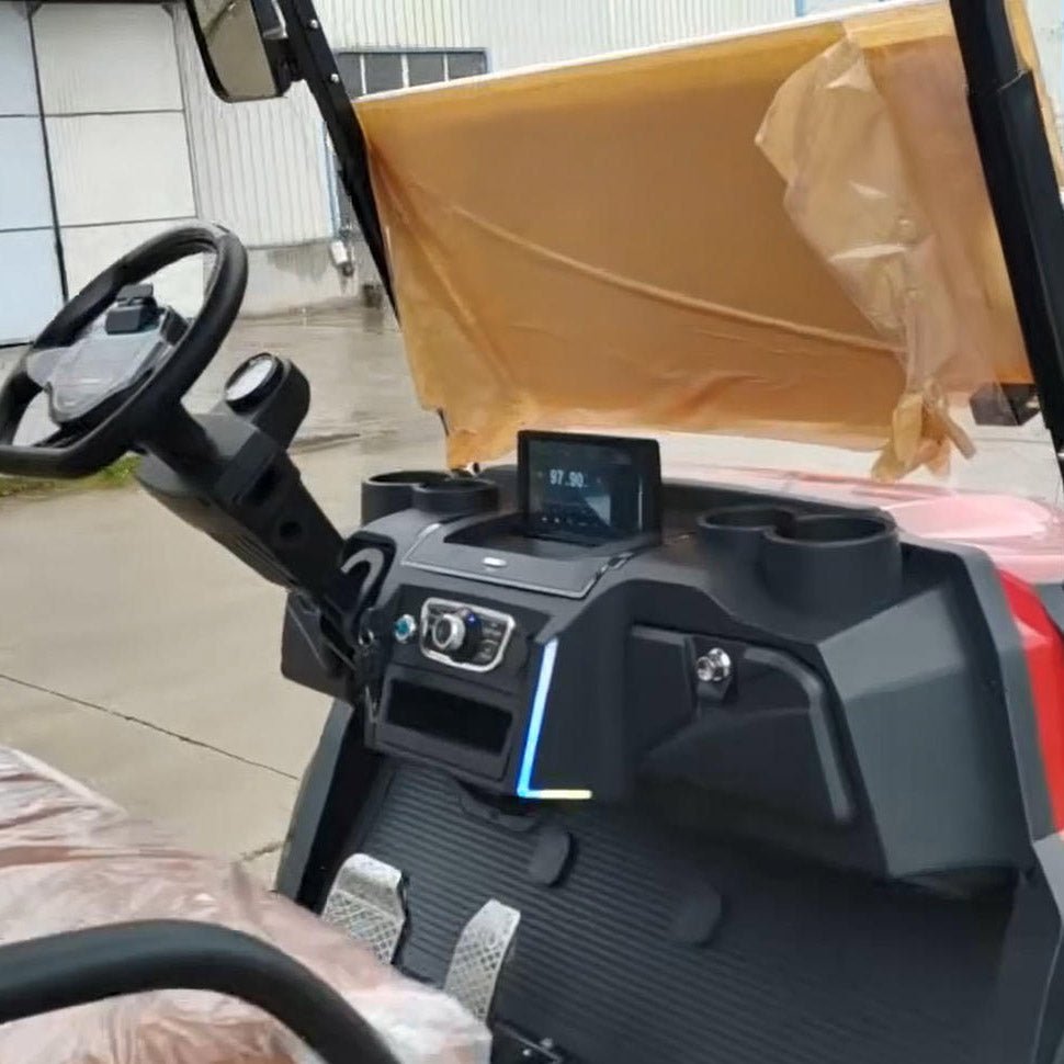 EPURA-GC-E 6 Seat Electric Golf Cart | 8" Android LSV Buggy - Epura EV