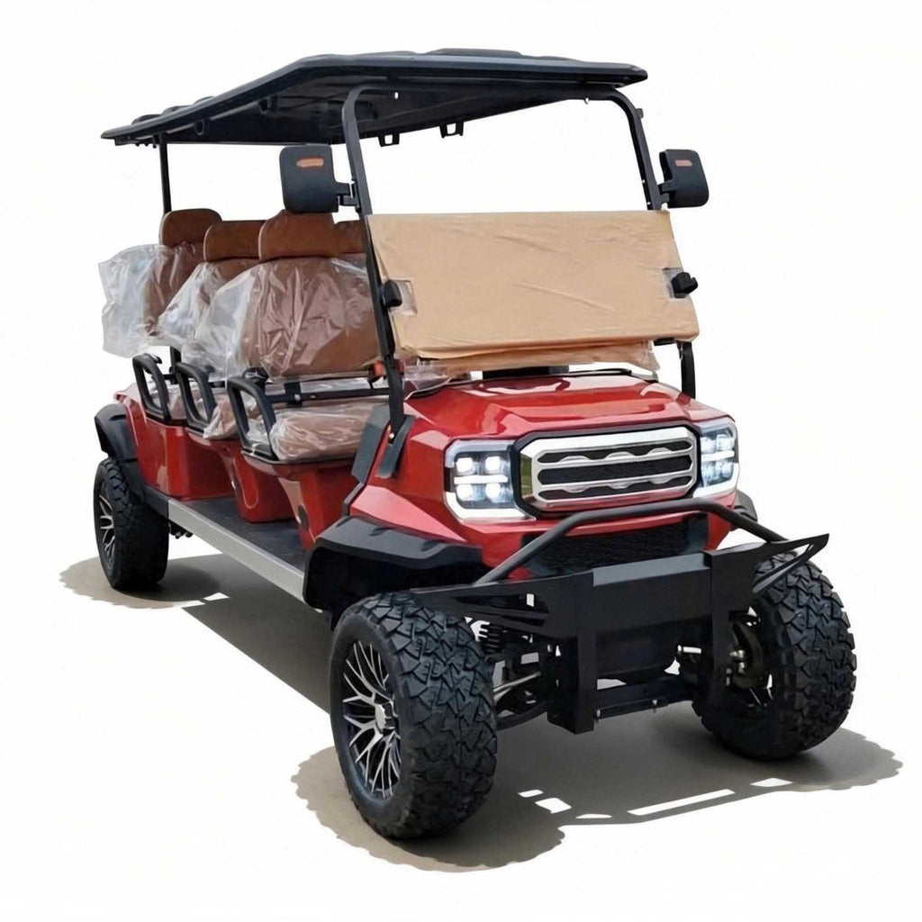 EPURA-GC-E 6 Seat Electric Golf Cart | 8" Android LSV Buggy - Epura EV