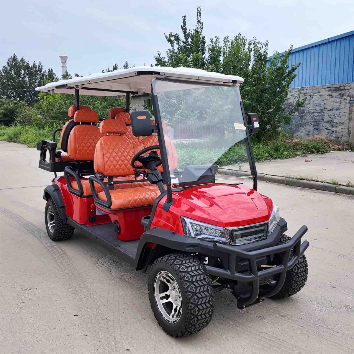 EPURA-GC-G 6 Seat Electric Golf Cart | Double Wishbone 4S+2S - Epura EV