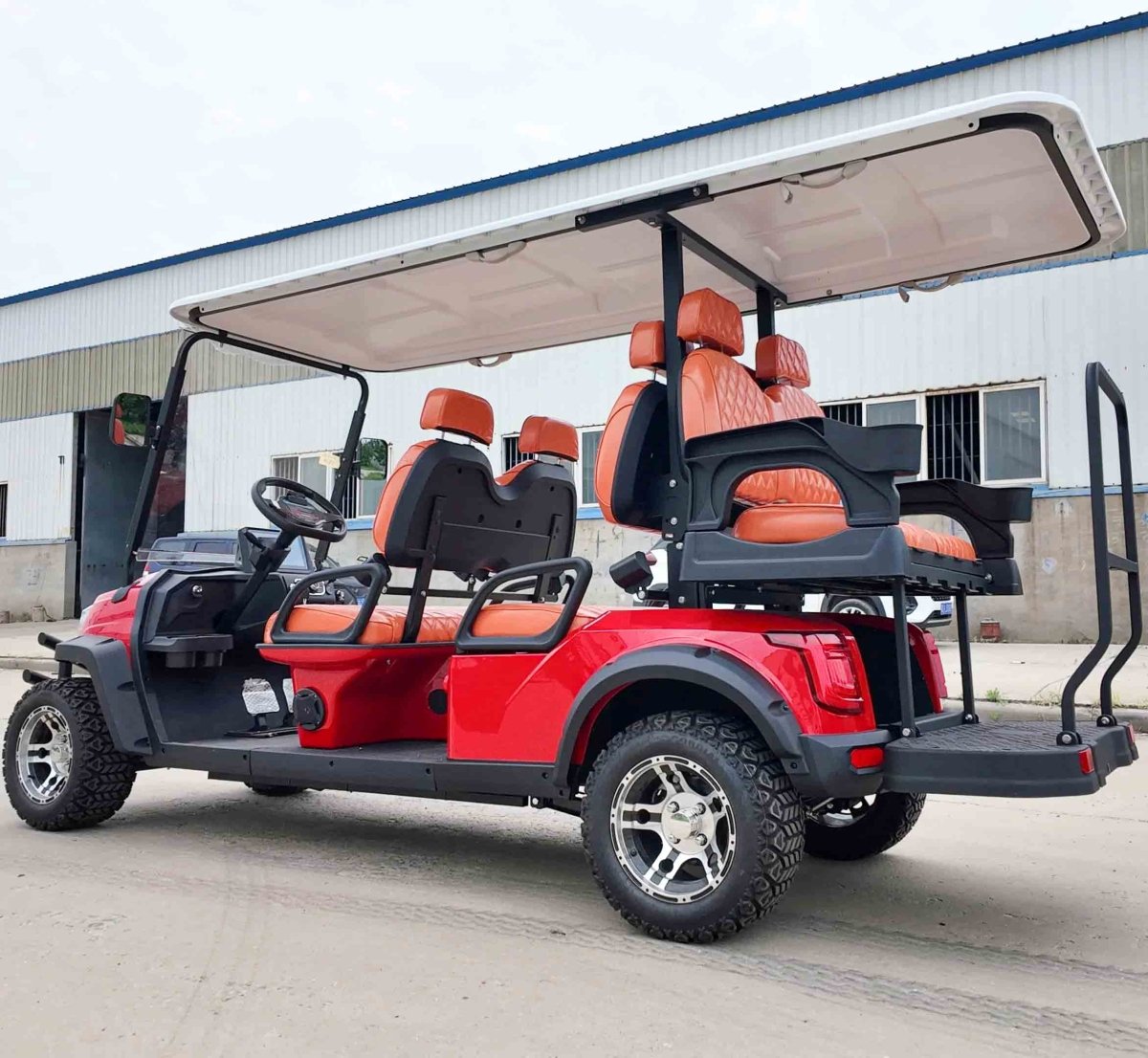 EPURA-GC-G 6 Seat Electric Golf Cart | Double Wishbone 4S+2S - Epura EV