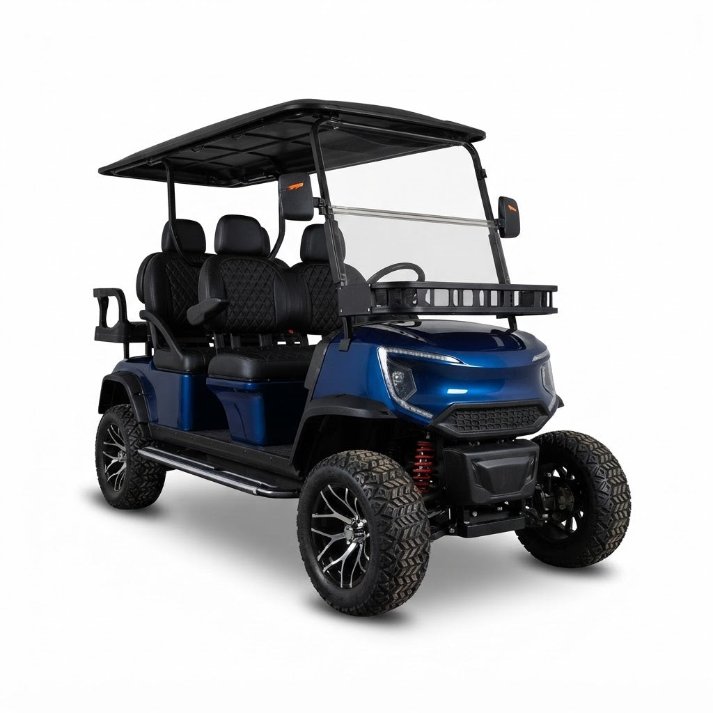 EPURA-GC-D 4S+2S Electric Golf Cart | 6 Seater 48V 240mm High Clearance