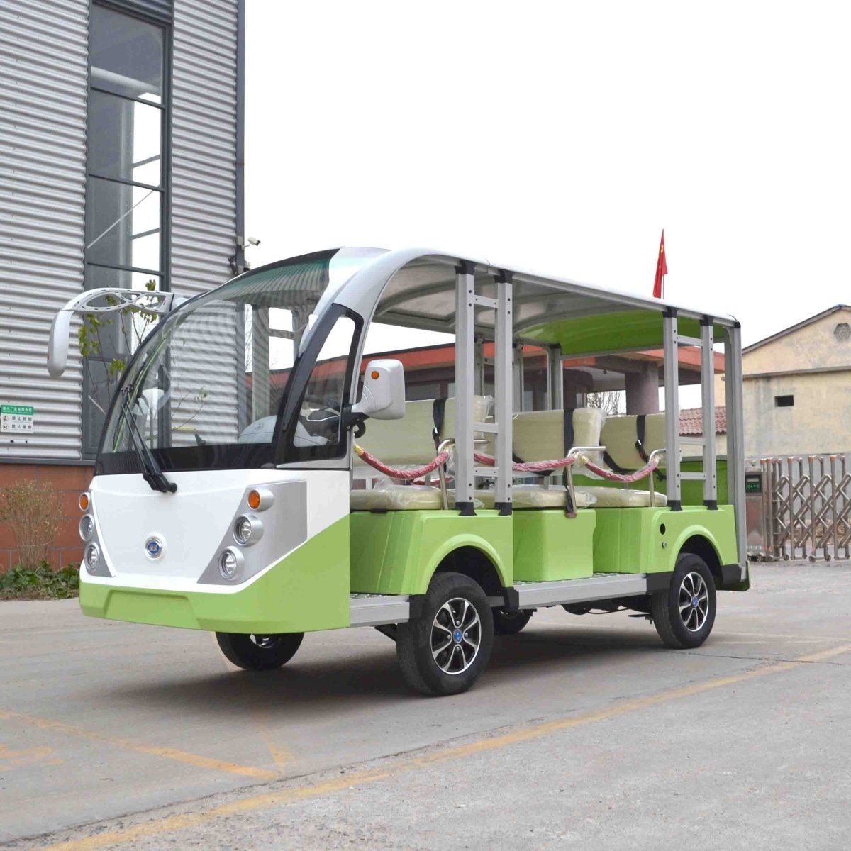 8-Seater Electric Sightseeing Vehicle – 48V/72V Resort Shuttle | EPURA-SC-O 8S - Epura EV