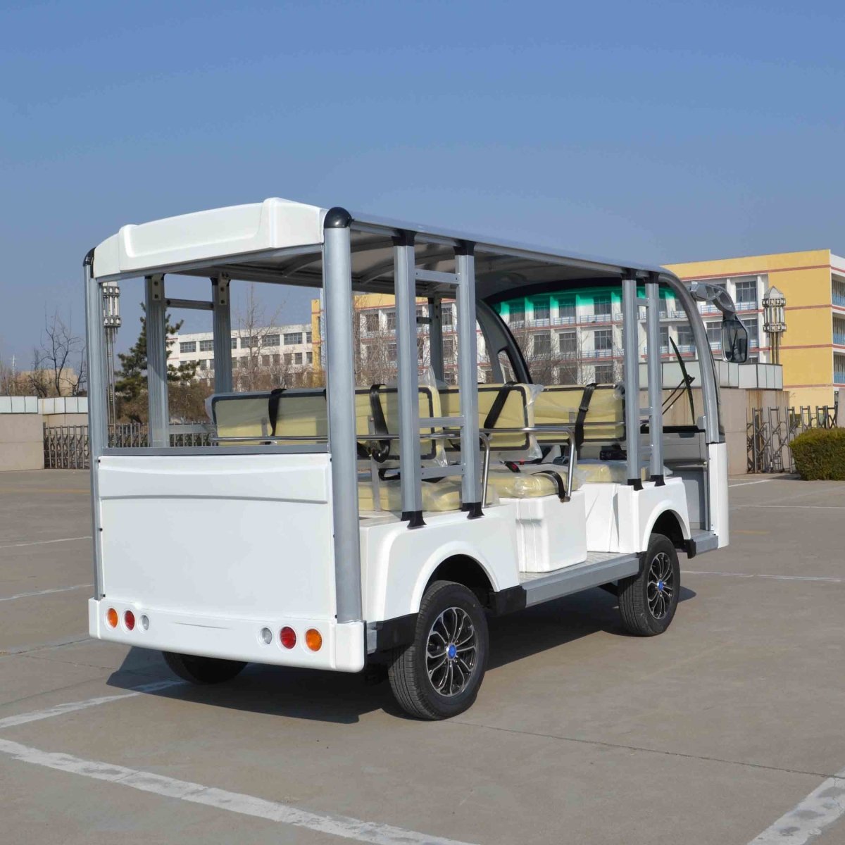 8-Seater Electric Sightseeing Vehicle – 48V/72V Resort Shuttle | EPURA-SC-O 8S - Epura EV