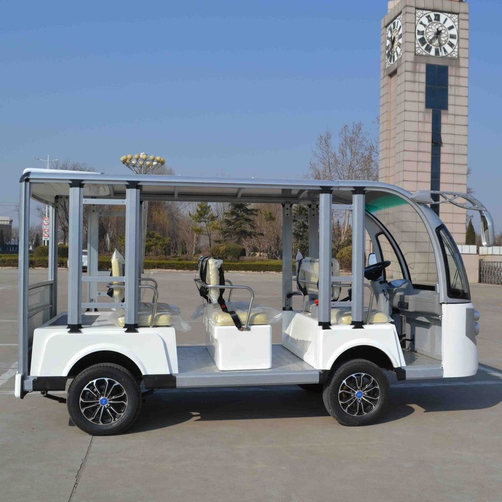 8-Seater Electric Sightseeing Vehicle – 48V/72V Resort Shuttle | EPURA-SC-O 8S - Epura EV